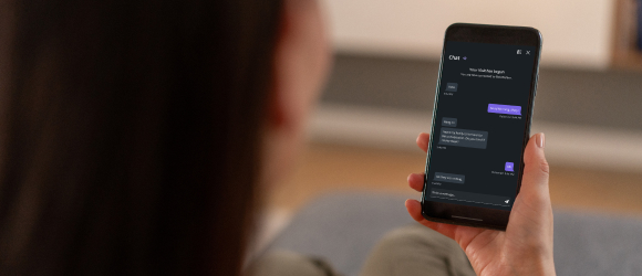 patient on mobile digital health companions