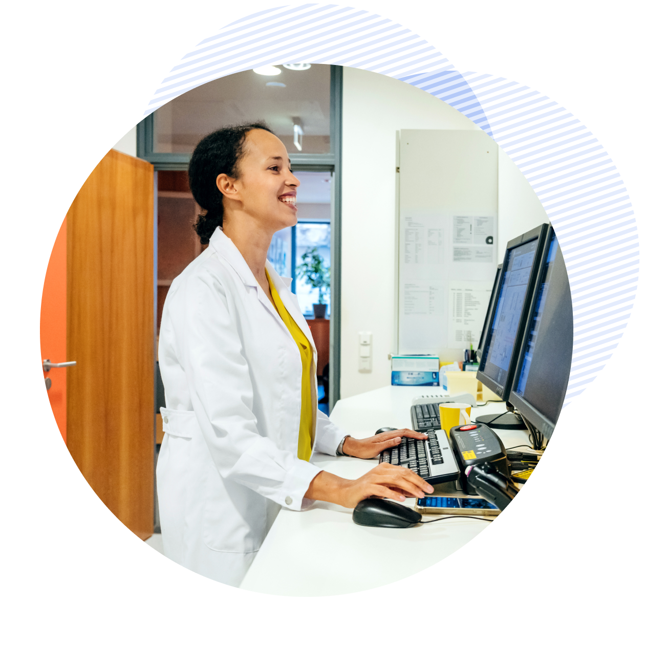 clinicans and secure patient data management