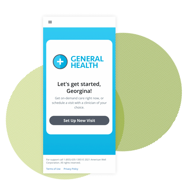 On-demand patients digital front door - transparent background